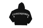 Coronamos Black Rhinestone Hoodie