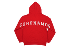 Coronamos Red Rhinestone Hoodie